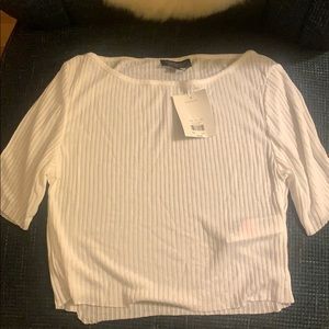 Topshop ribbed tee